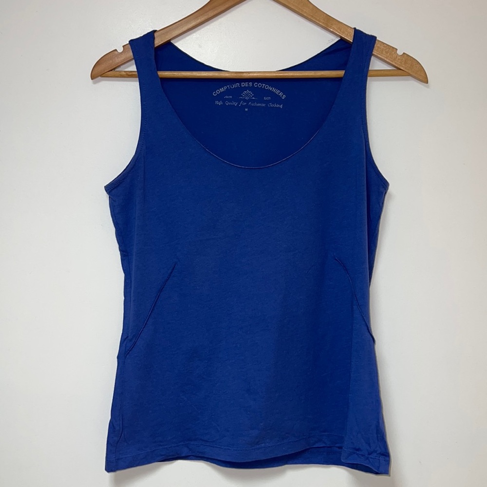 💥TOPS SALE💥 COMPTOIR DES COTONNIERS MUSCLE TEE IN PURPLE